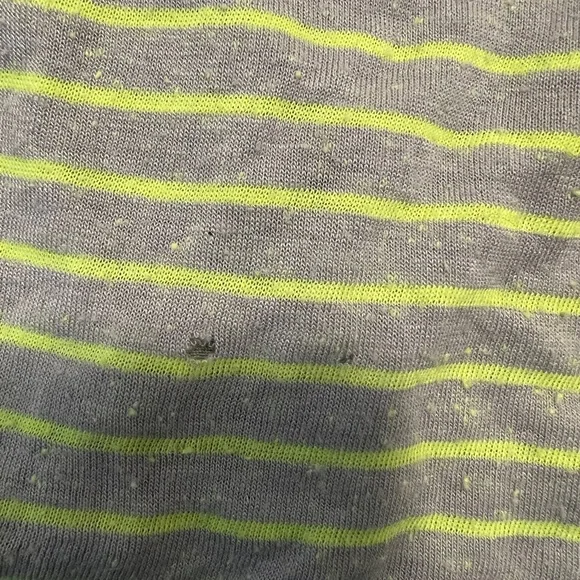 🌱🦢4 FOR $15!🦢🌱 Aeropostale Striped Green Tank Top - Picture 3 of 3